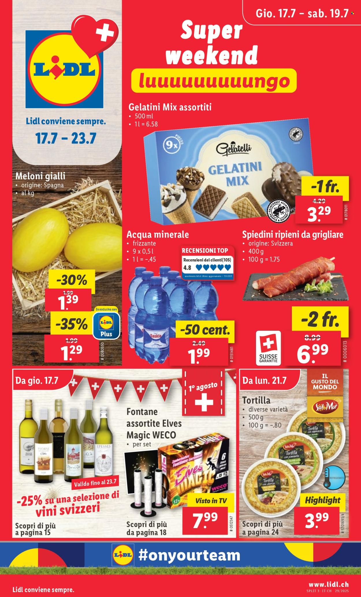 Volantino Lidl - 17.7.2025 - 23.7.2025. Pagina 1. Pagina 1