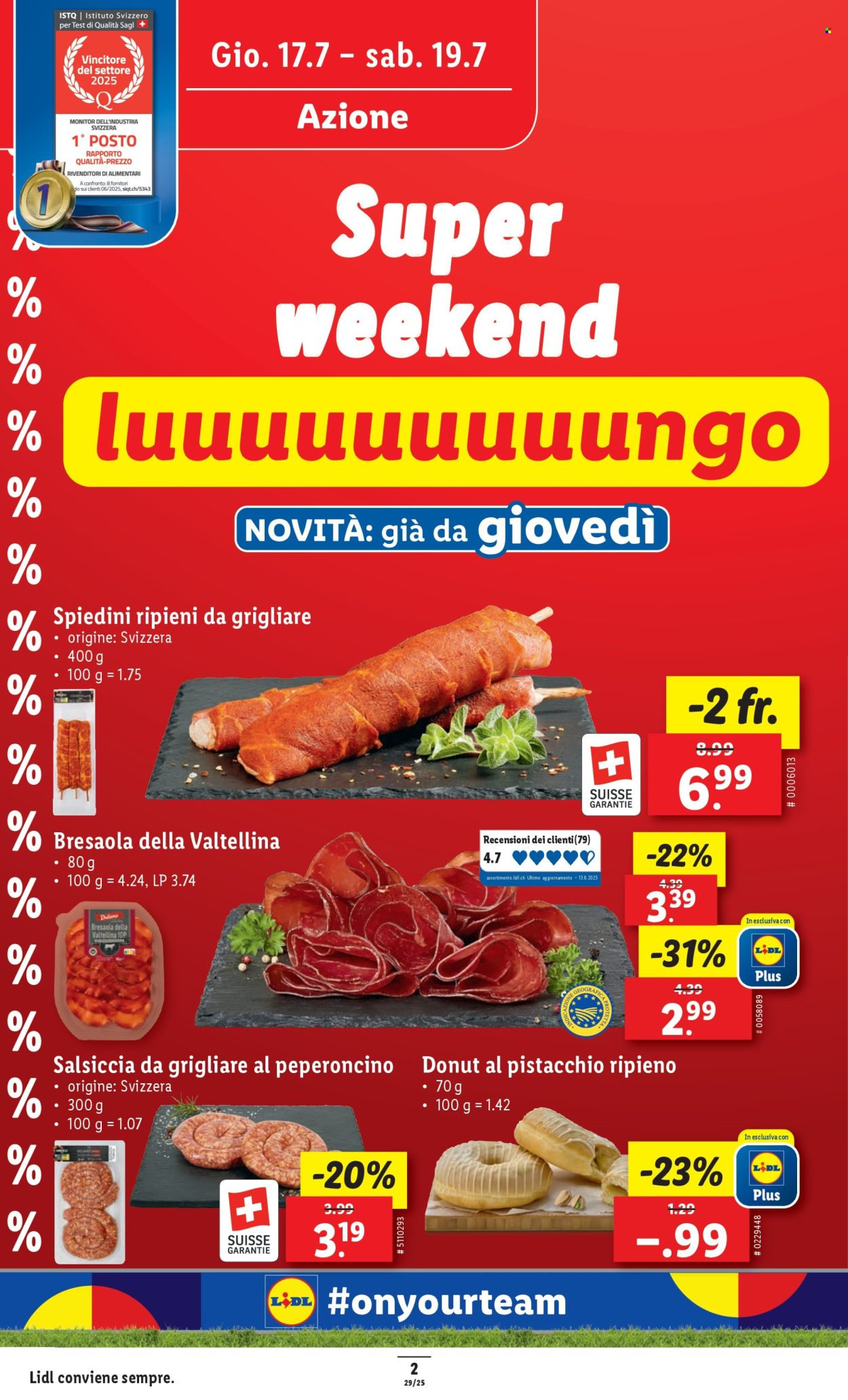 Volantino Lidl - 17.7.2025 - 23.7.2025. Pagina 2. Pagina 2