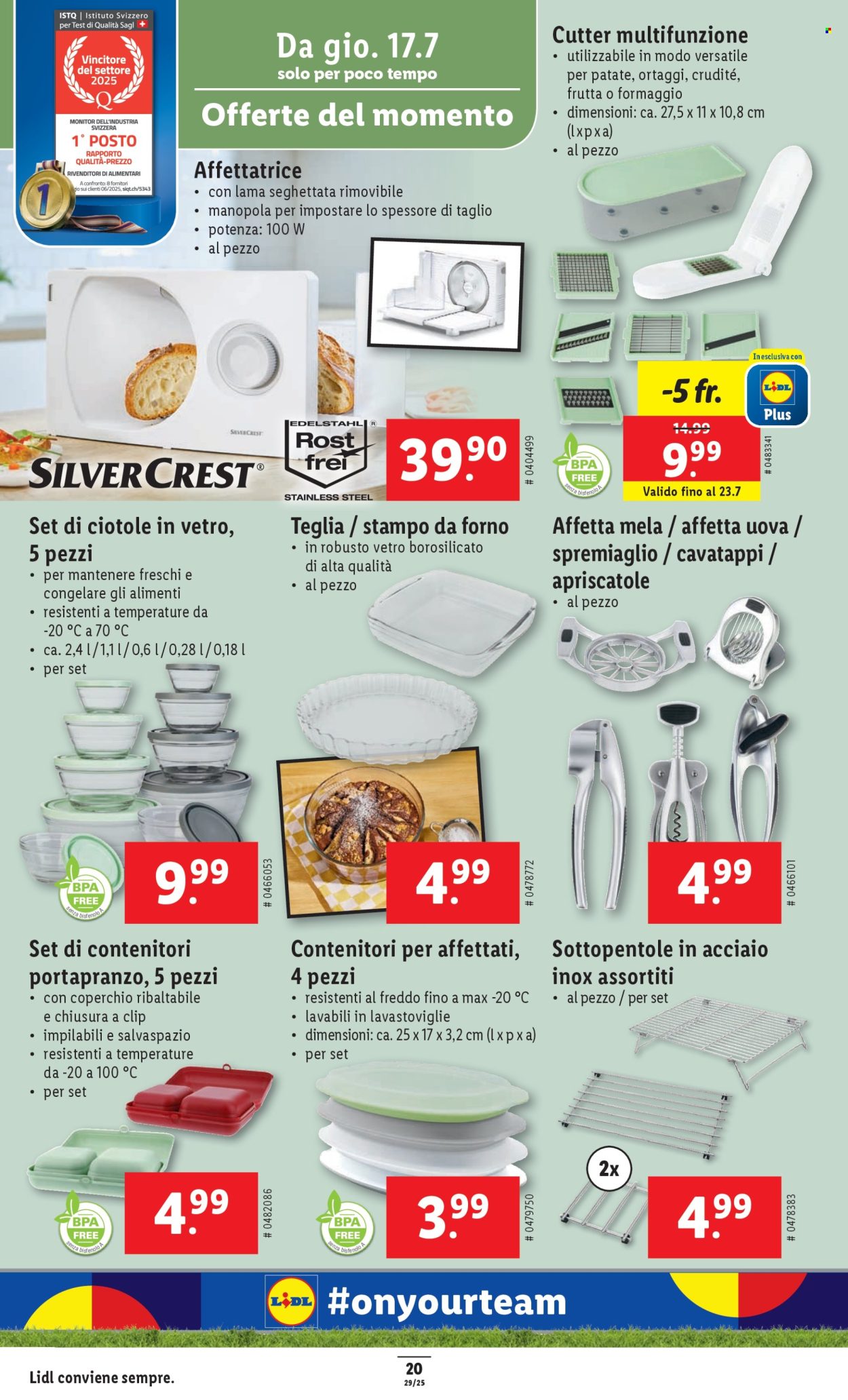Volantino Lidl - 17.7.2025 - 23.7.2025. Pagina 22. Pagina 22