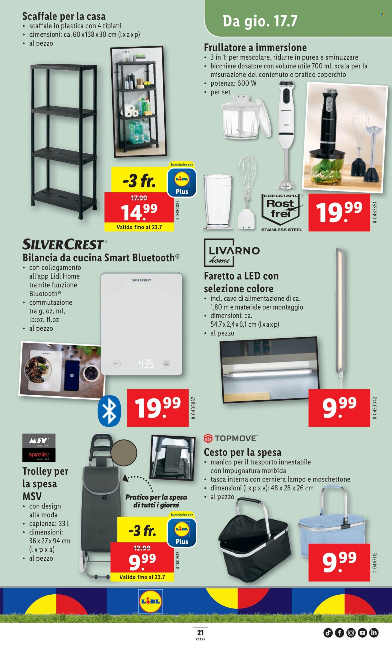 Volantino Lidl - 17.7.2025 - 23.7.2025. Pagina 23. Pagina 23