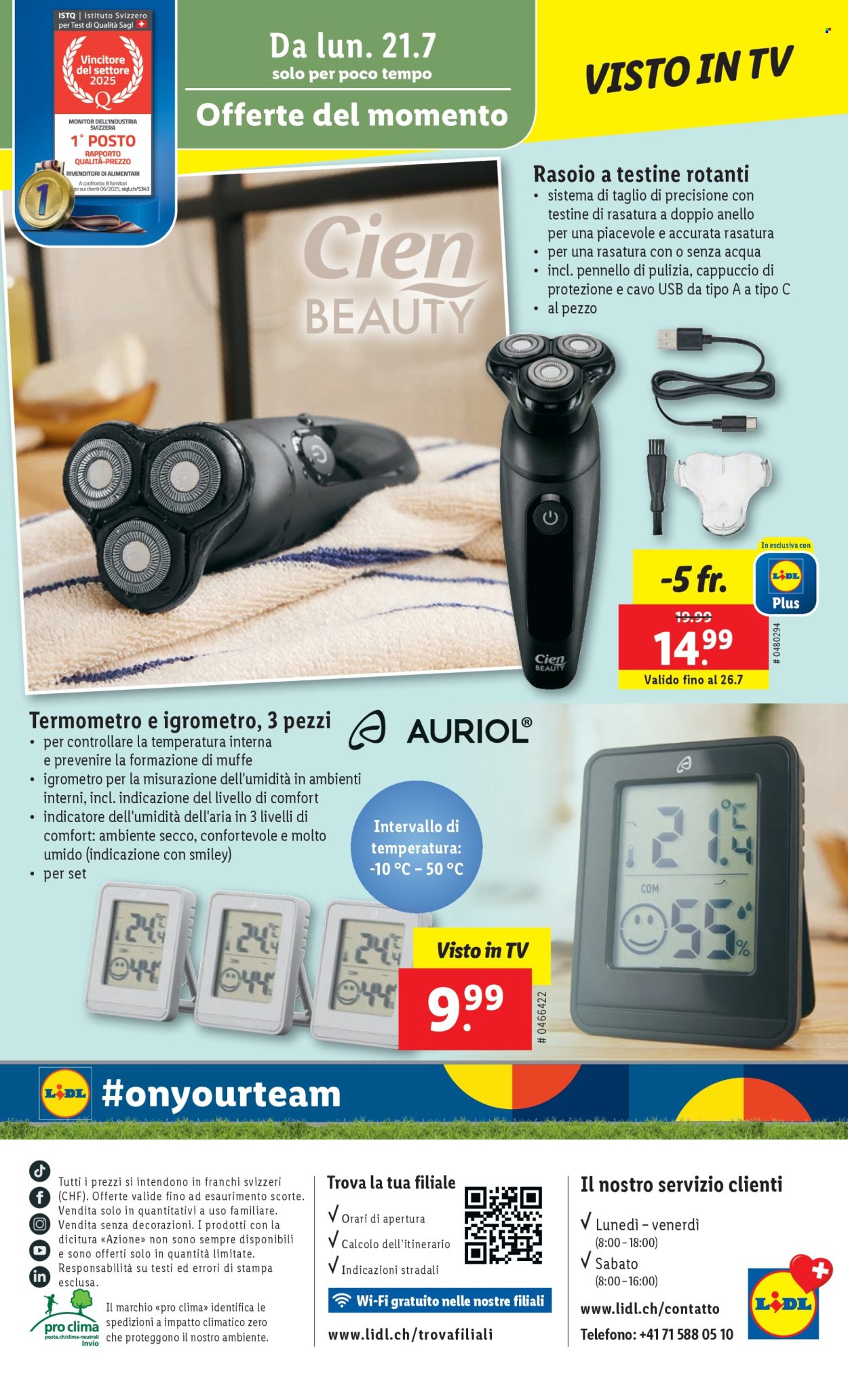 Volantino Lidl - 17.7.2025 - 23.7.2025. Pagina 34. Pagina 34