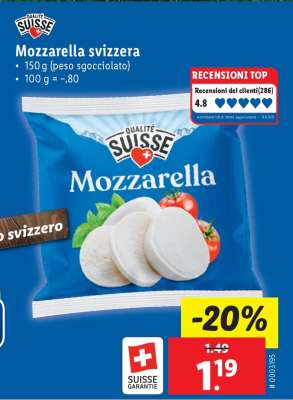 Mozzarella svizzera