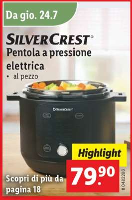 SilverCrest Pentola a pressione elettrica