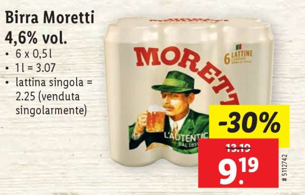 BIRRA MORETTI