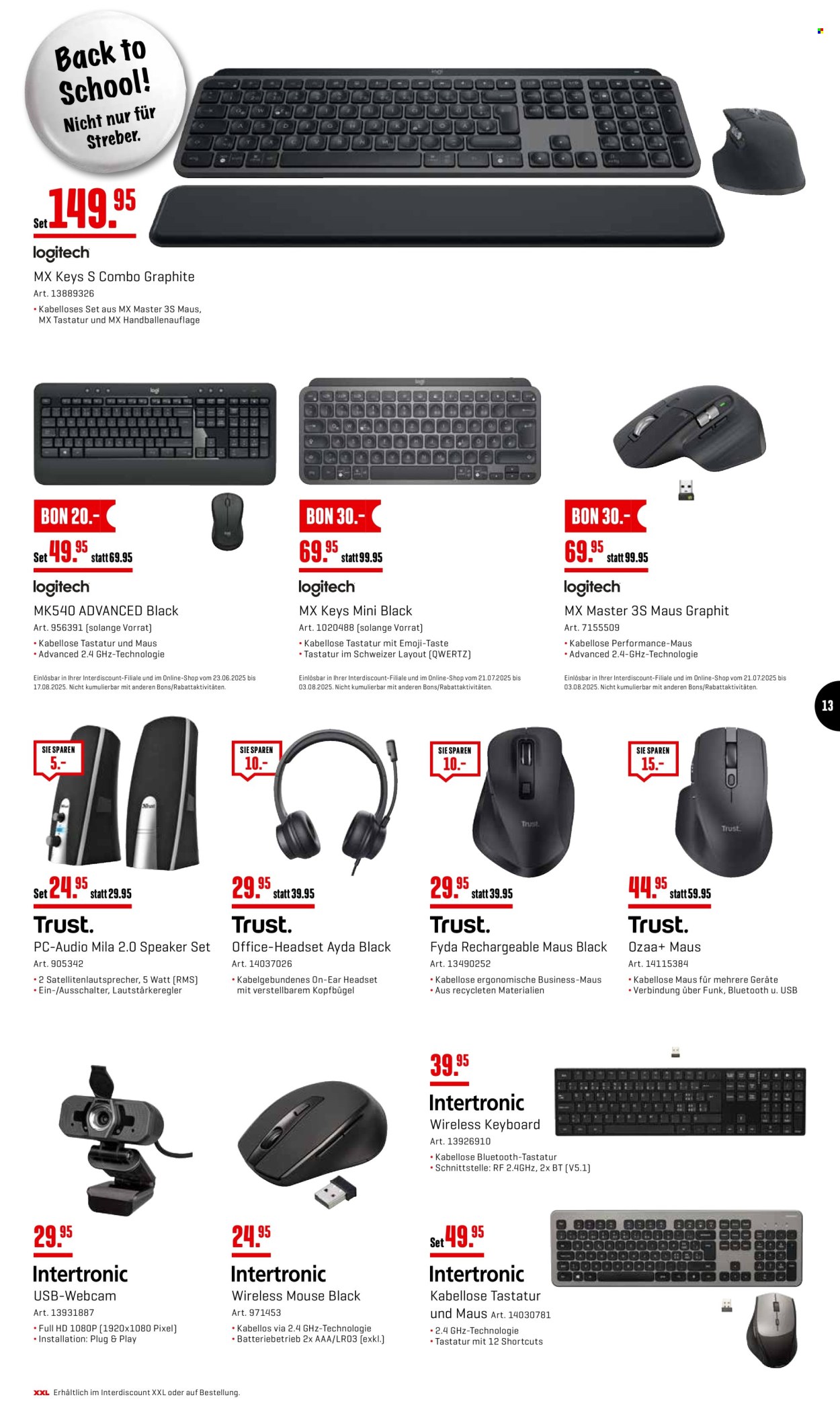 Volantino Interdiscount - 21.7.2025 - 3.8.2025. Pagina 13. Pagina 13