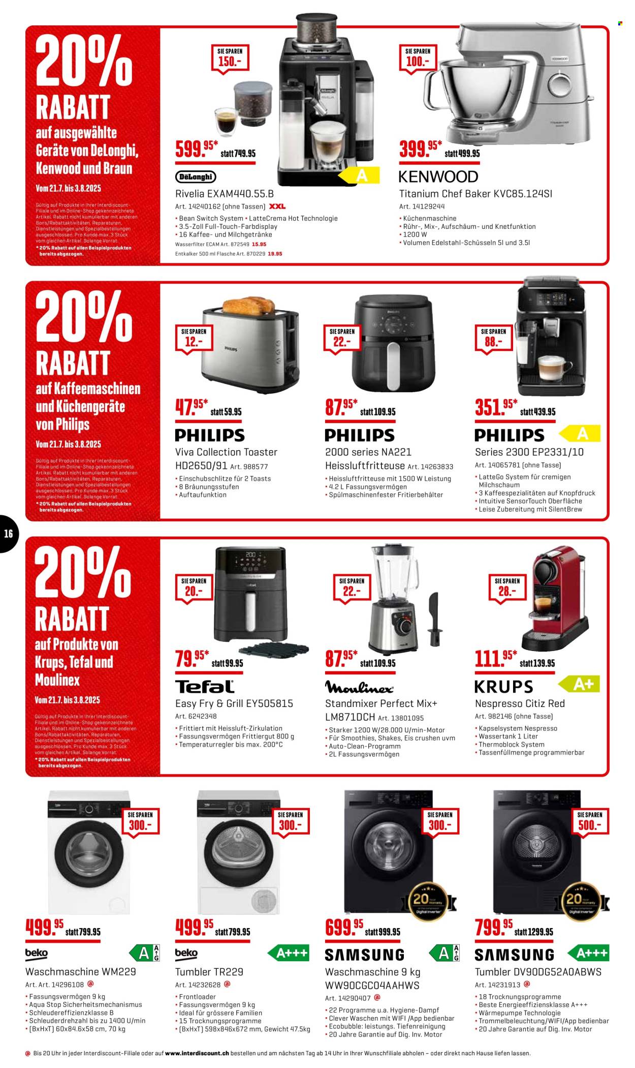 Volantino Interdiscount - 21.7.2025 - 3.8.2025. Pagina 16. Pagina 16