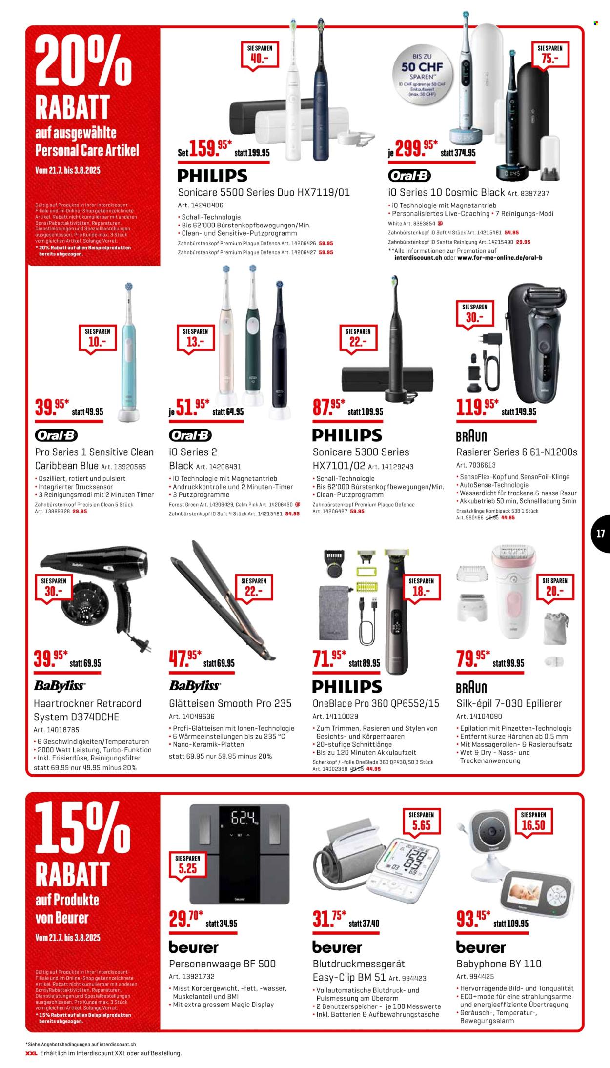 Volantino Interdiscount - 21.7.2025 - 3.8.2025. Pagina 17. Pagina 17