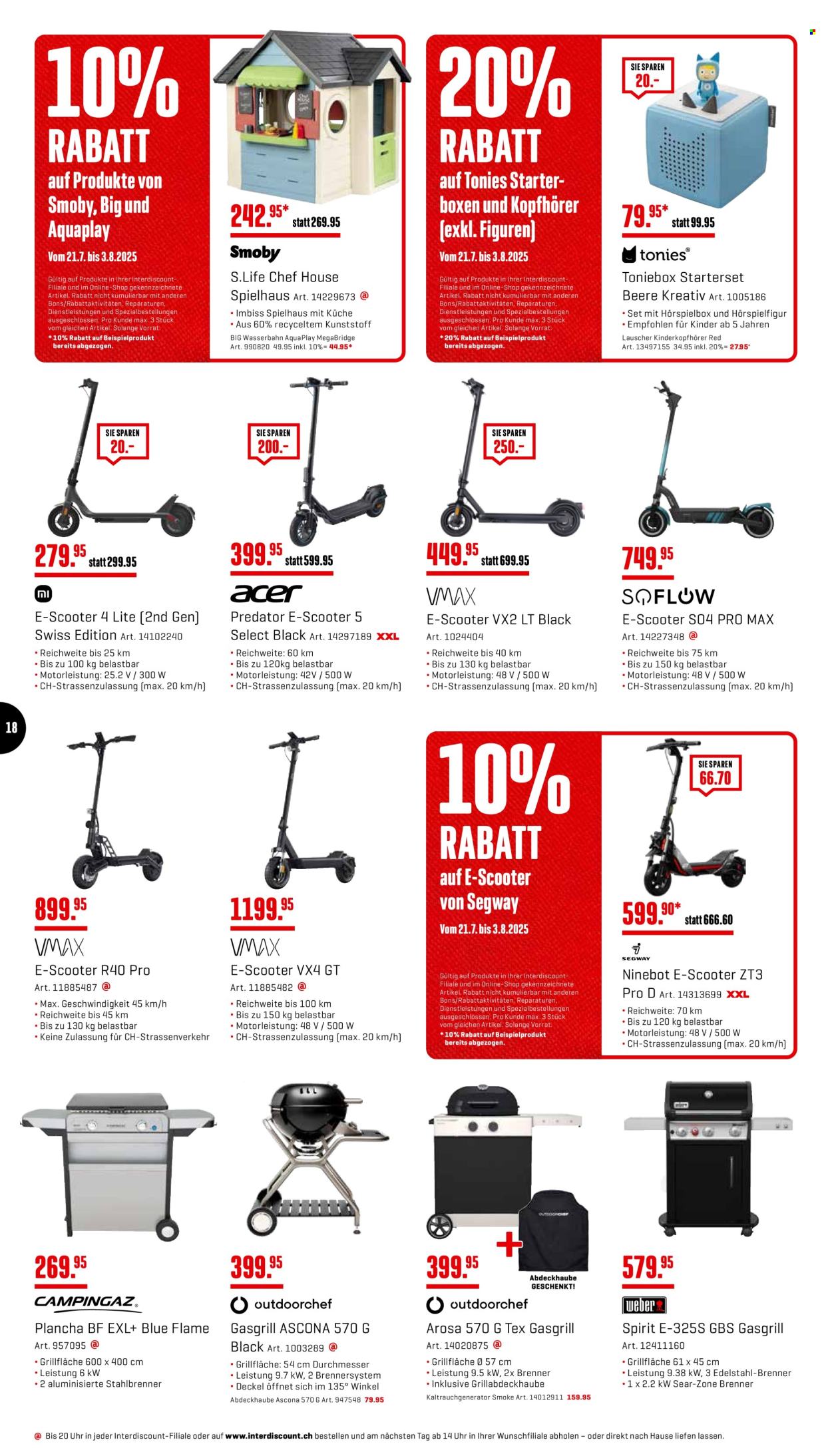 Volantino Interdiscount - 21.7.2025 - 3.8.2025. Pagina 18. Pagina 18