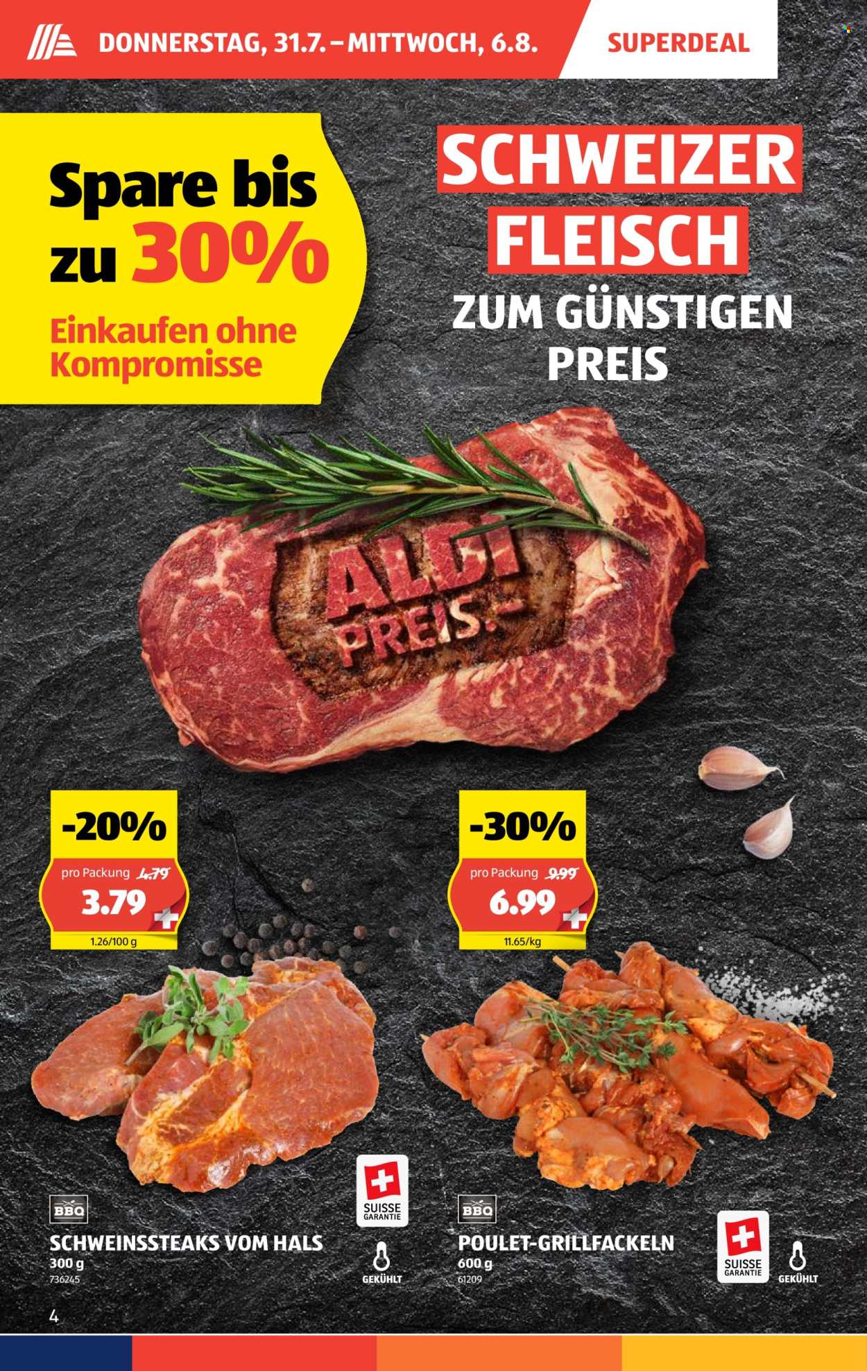 Volantino Aldi - 31.7.2025 - 6.8.2025. Pagina 4. Pagina 4
