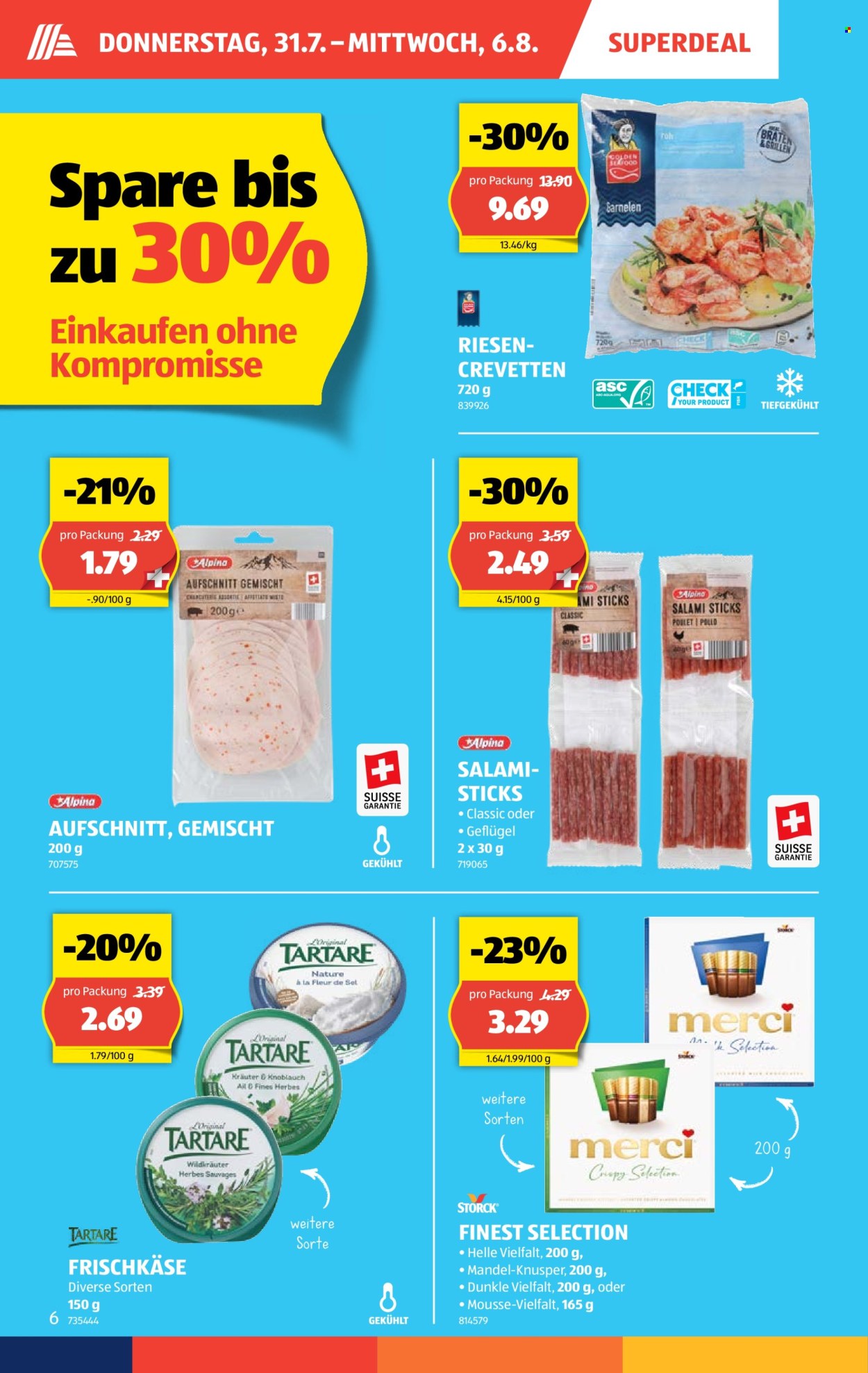Volantino Aldi - 31.7.2025 - 6.8.2025. Pagina 6. Pagina 6