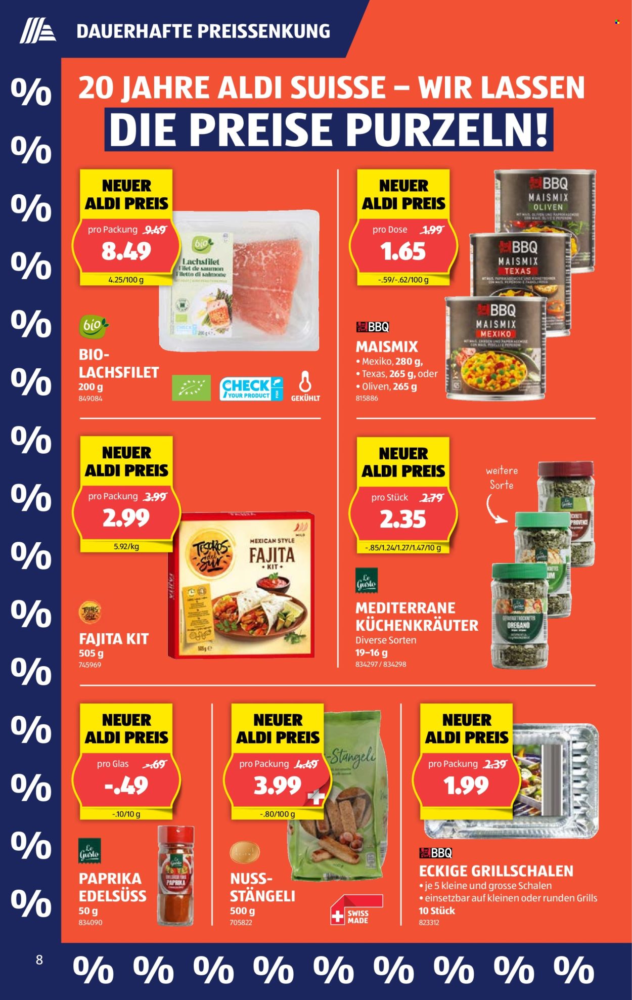 Volantino Aldi - 31.7.2025 - 6.8.2025. Pagina 8. Pagina 8
