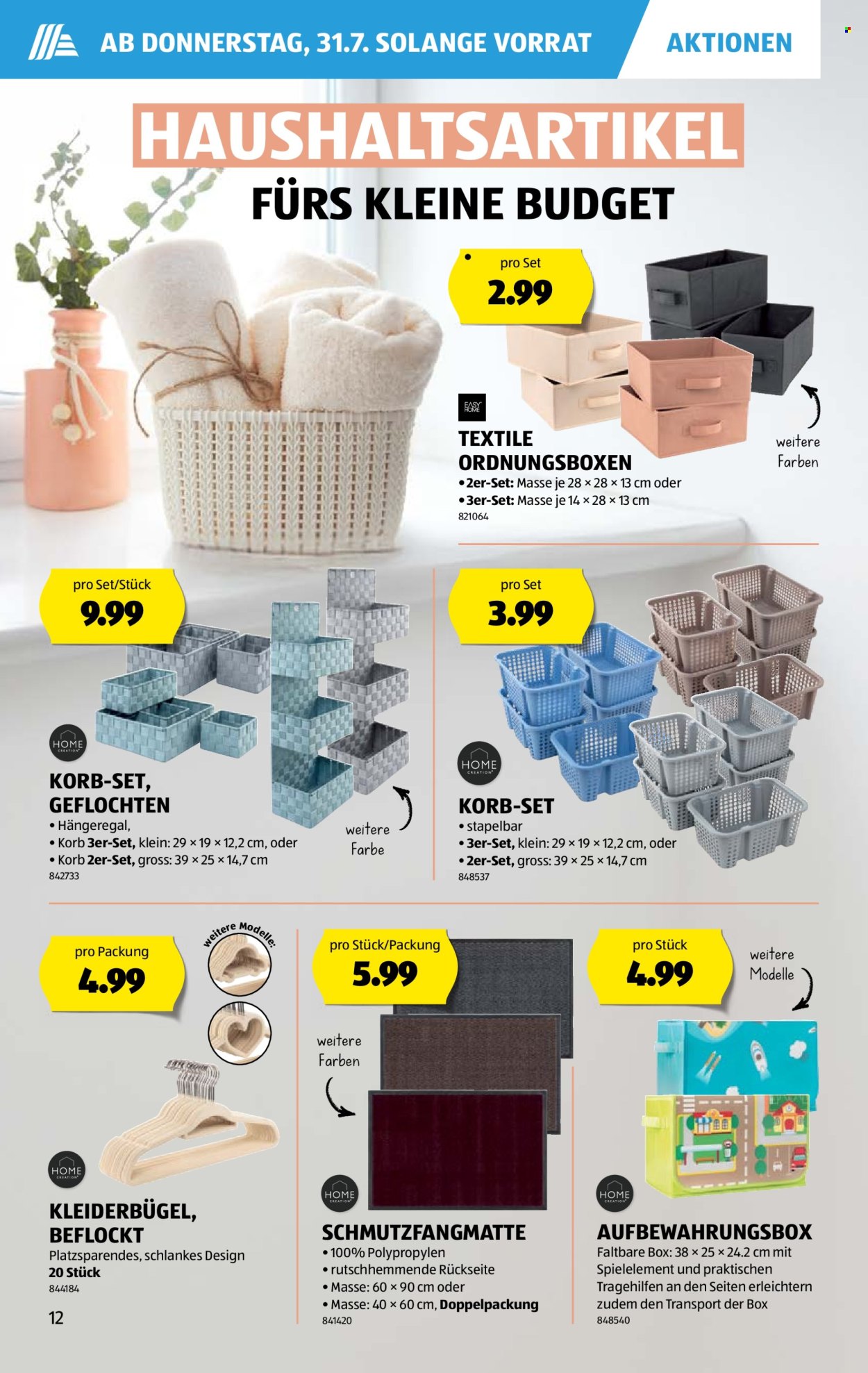 Volantino Aldi - 31.7.2025 - 6.8.2025. Pagina 12. Pagina 12