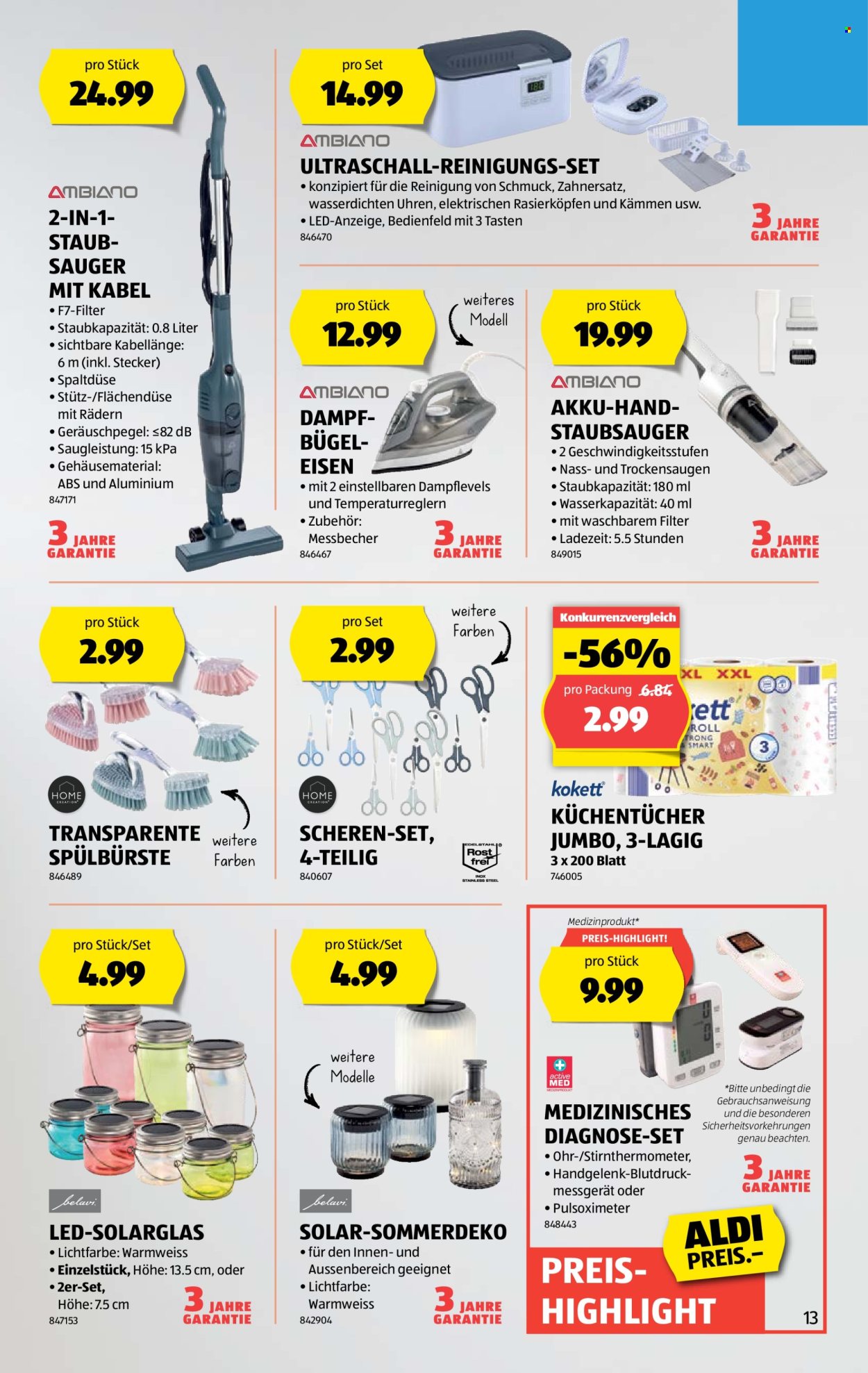 Volantino Aldi - 31.7.2025 - 6.8.2025. Pagina 13. Pagina 13