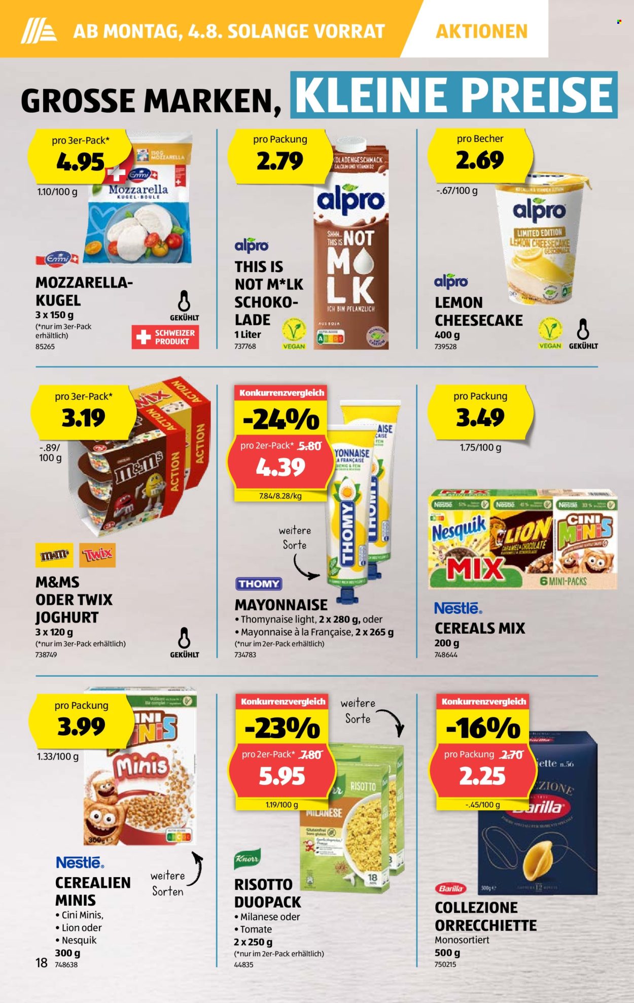Volantino Aldi - 31.7.2025 - 6.8.2025. Pagina 18. Pagina 18