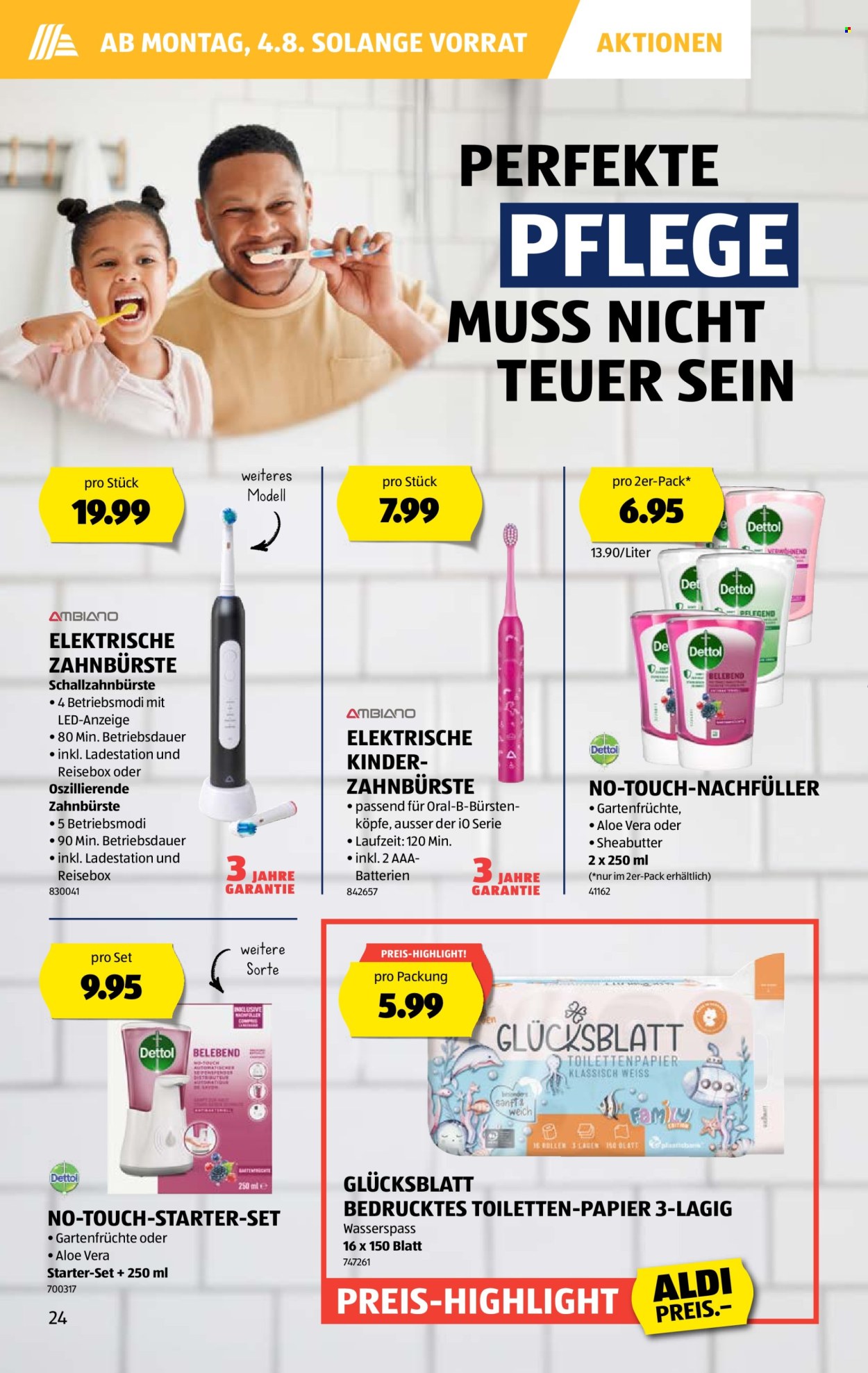 Volantino Aldi - 31.7.2025 - 6.8.2025. Pagina 24. Pagina 24