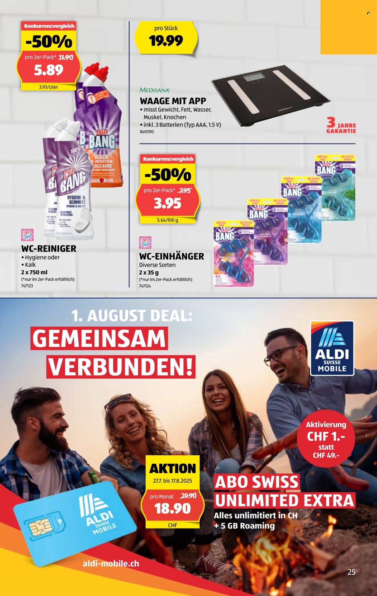 Volantino Aldi - 31.7.2025 - 6.8.2025. Pagina 25. Pagina 25