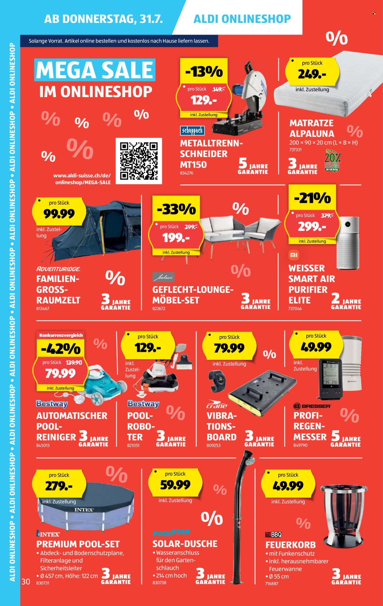 Volantino Aldi - 31.7.2025 - 6.8.2025. Pagina 30. Pagina 30