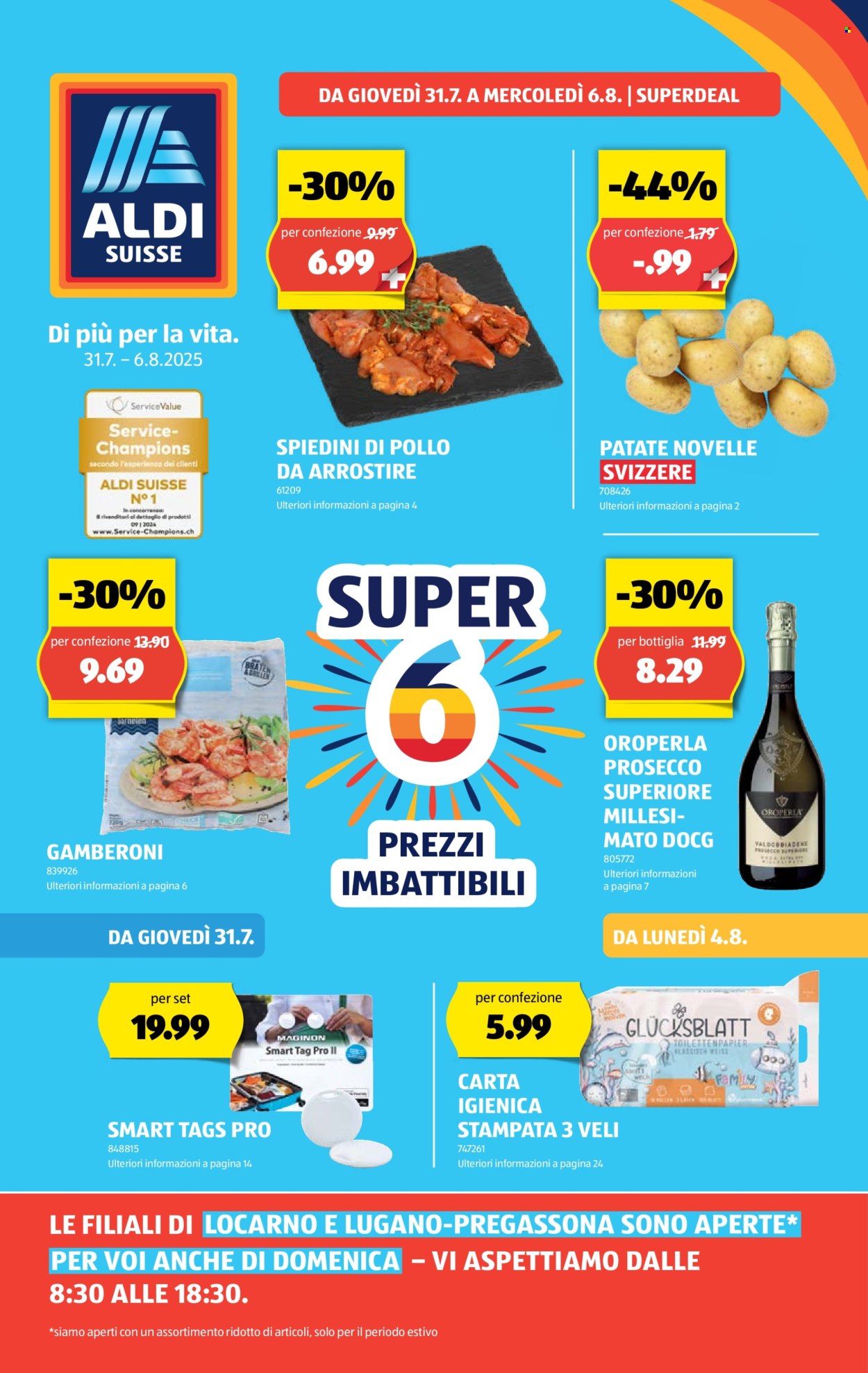 Volantino Aldi - 31.7.2025 - 6.8.2025. Pagina 1. Pagina 1