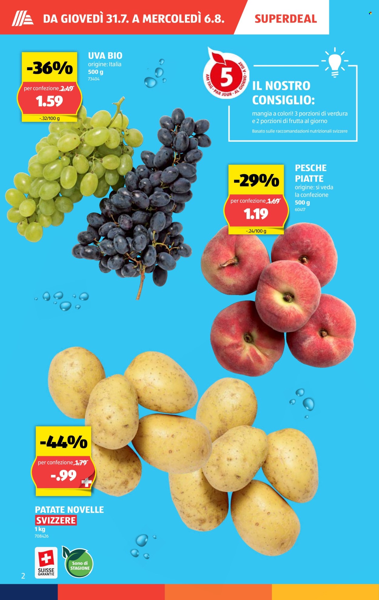 Volantino Aldi - 31.7.2025 - 6.8.2025. Pagina 3. Pagina 3