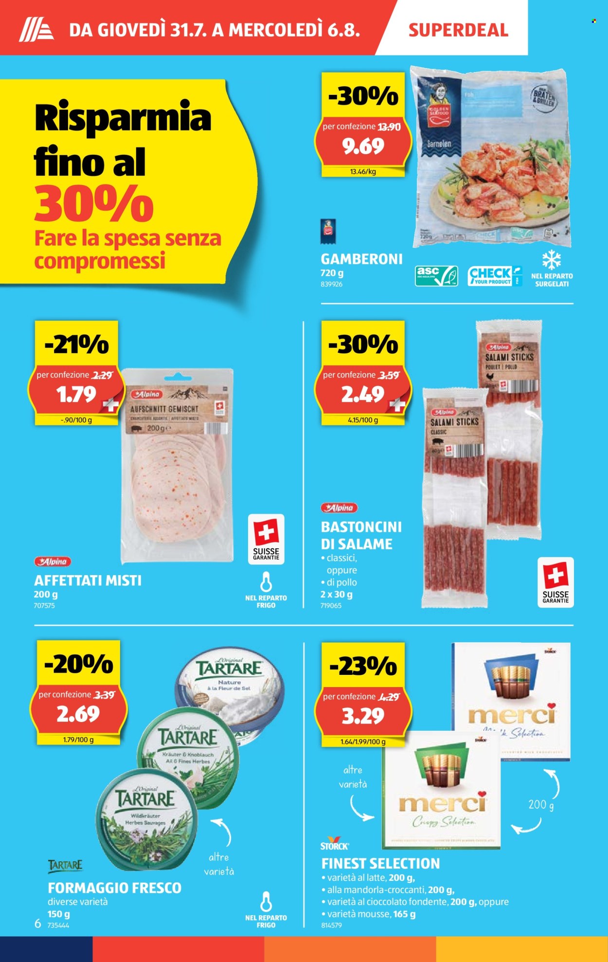 Volantino Aldi - 31.7.2025 - 6.8.2025. Pagina 7. Pagina 7