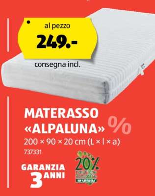 Materasso Alpaluna