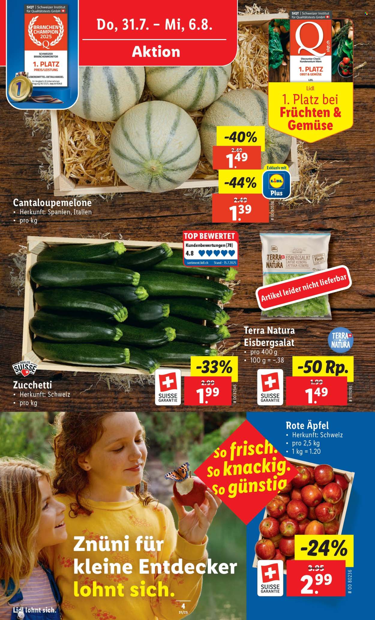 Volantino Lidl - 31.7.2025 - 6.8.2025. Pagina 4. Pagina 4