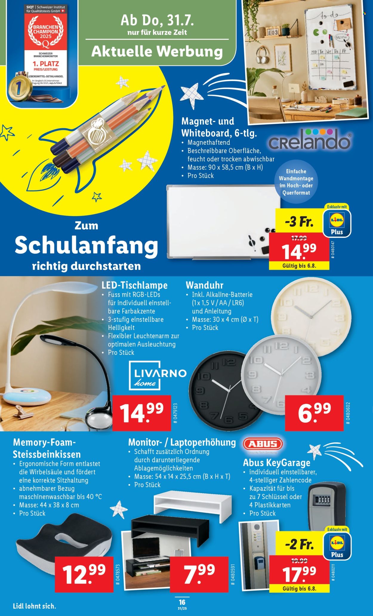 Volantino Lidl - 31.7.2025 - 6.8.2025. Pagina 18. Pagina 18
