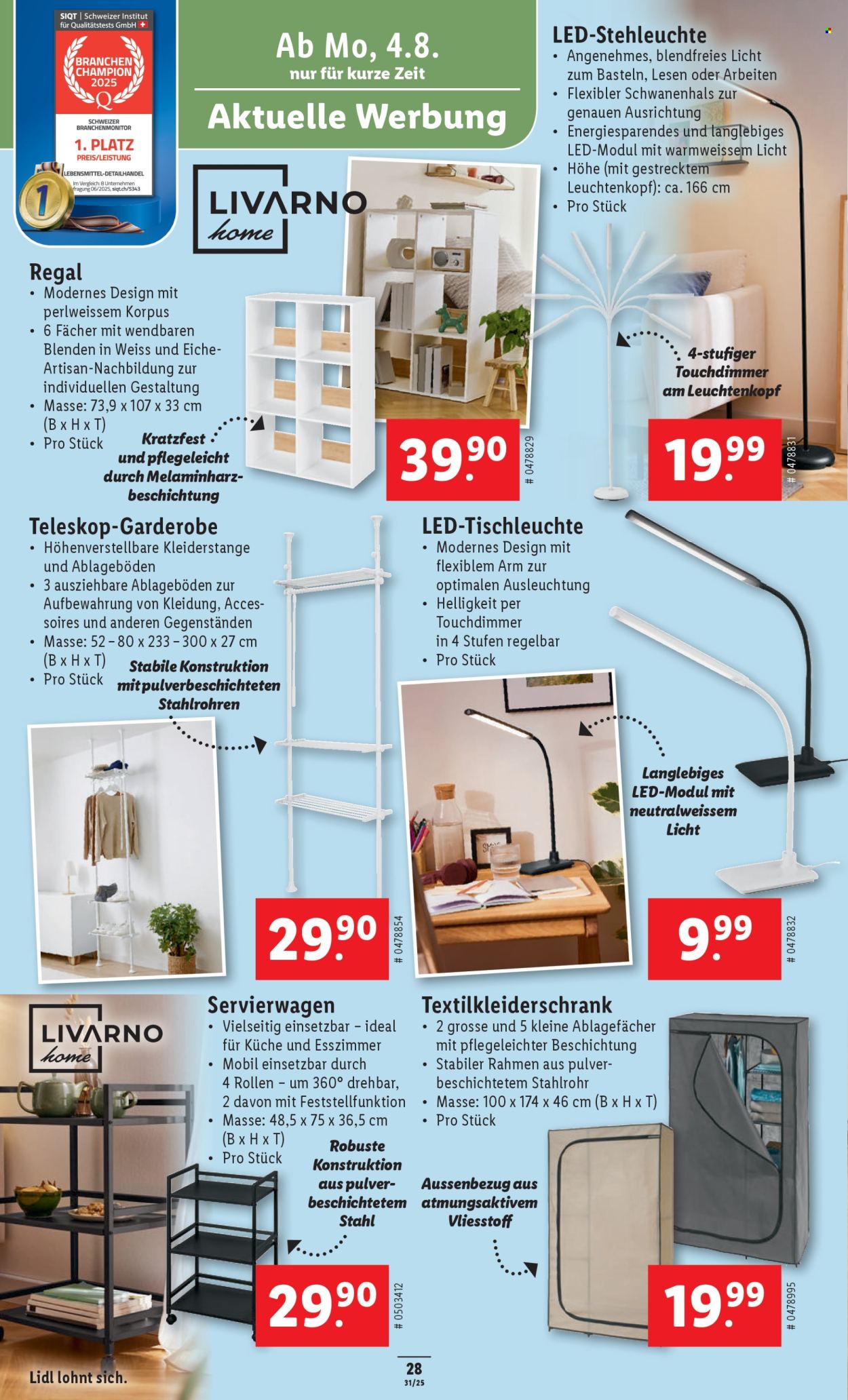 Volantino Lidl - 31.7.2025 - 6.8.2025. Pagina 30. Pagina 30