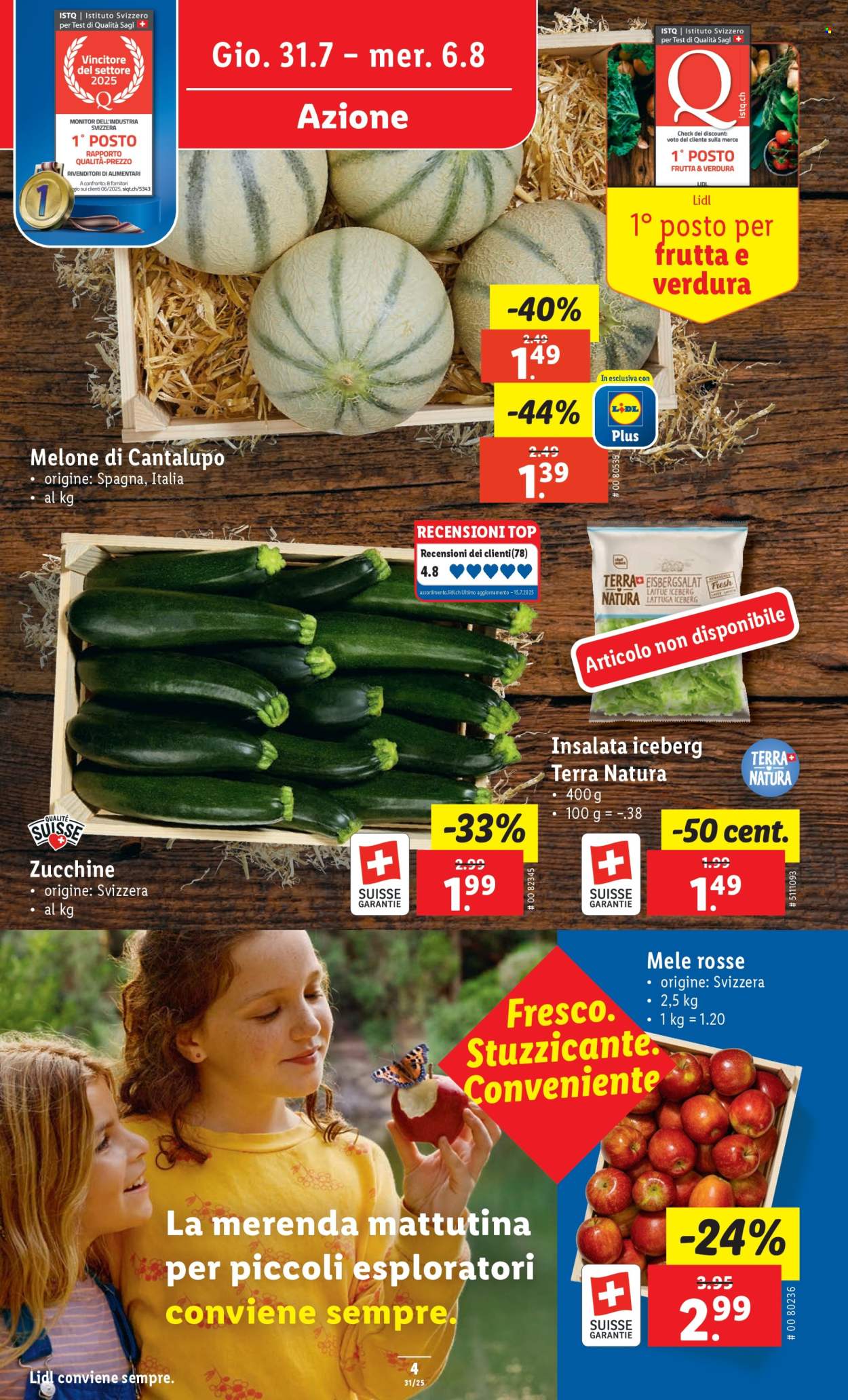 Volantino Lidl - 31.7.2025 - 6.8.2025. Pagina 4. Pagina 4