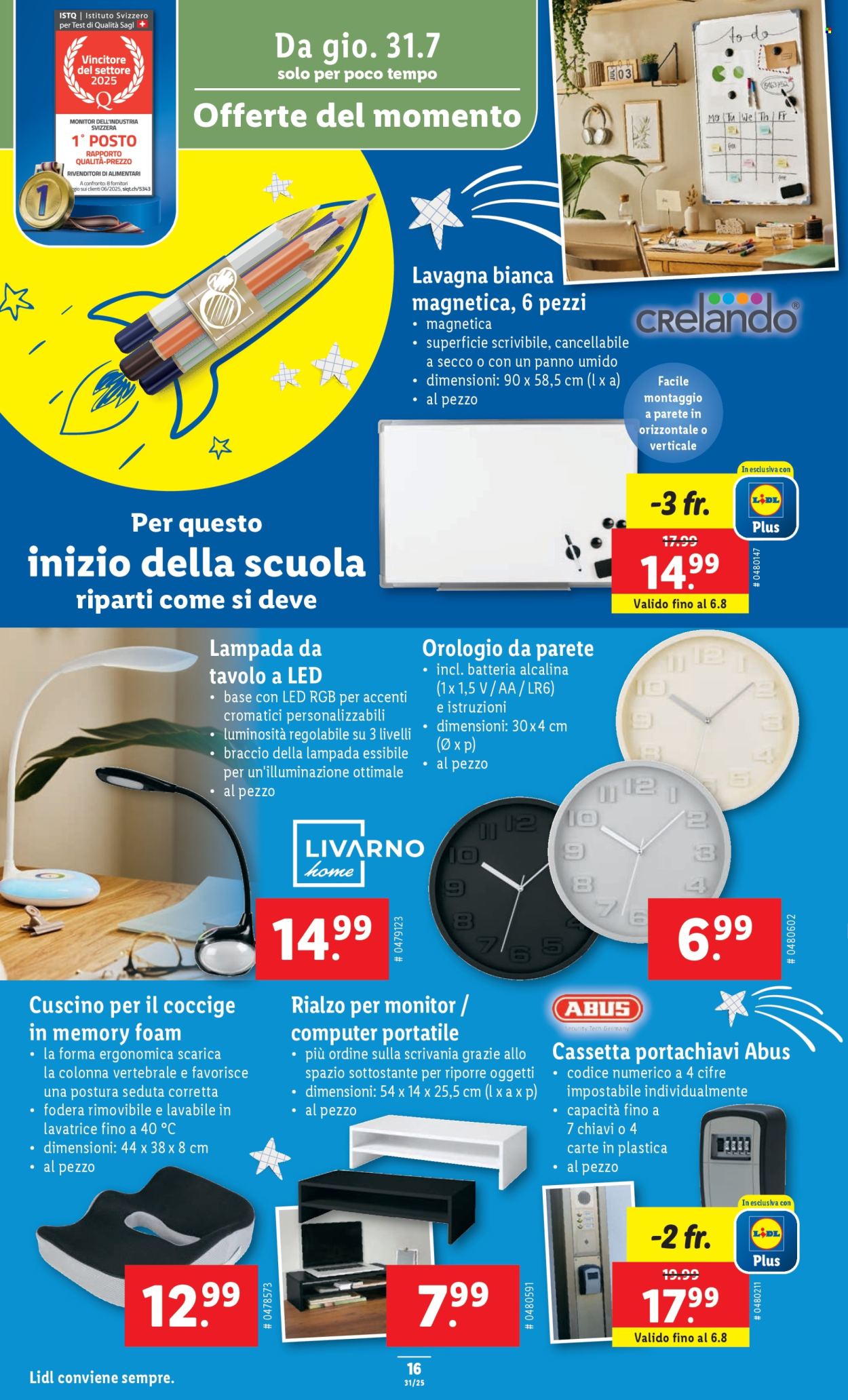 Volantino Lidl - 31.7.2025 - 6.8.2025. Pagina 18. Pagina 18