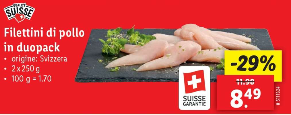 Filettini di pollo in duopack