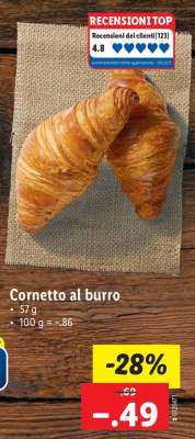 Cornetto al burro