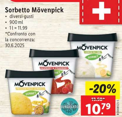 Sorbetto ­Mövenpick
