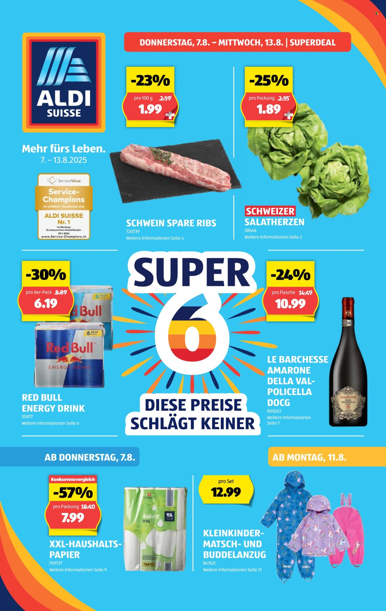 Volantino Aldi - 7.8.2025 - 13.8.2025. Pagina 1. Pagina 1