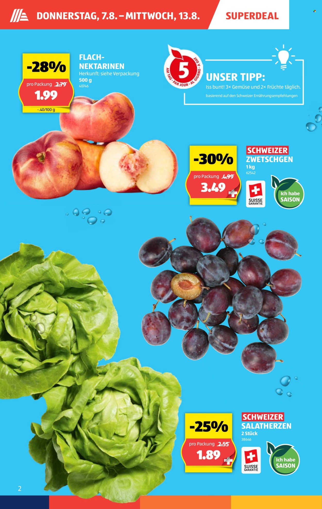 Volantino Aldi - 7.8.2025 - 13.8.2025. Pagina 2. Pagina 2
