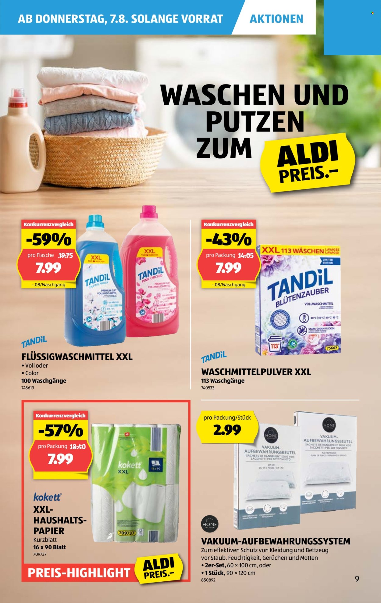 Volantino Aldi - 7.8.2025 - 13.8.2025. Pagina 9. Pagina 9