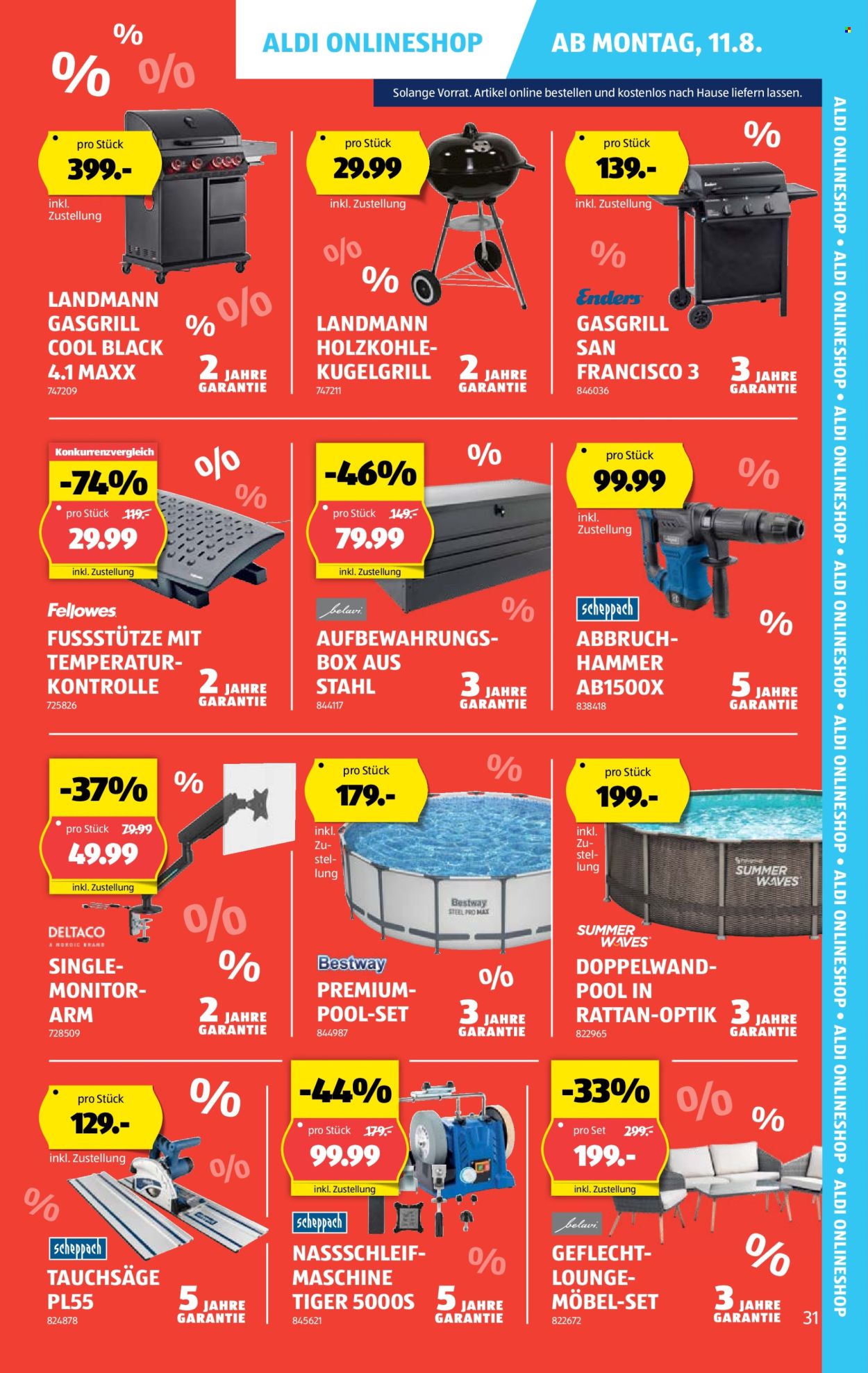 Volantino Aldi - 7.8.2025 - 13.8.2025. Pagina 31. Pagina 31