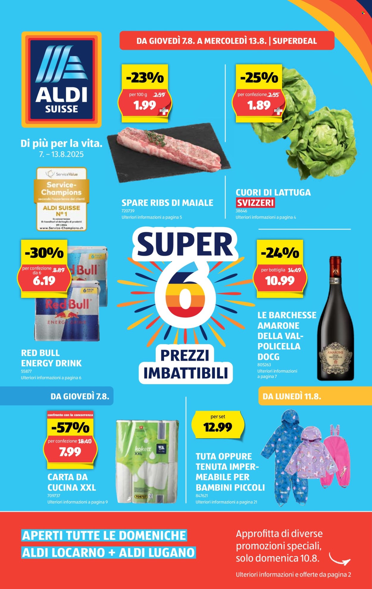 Volantino Aldi - 7.8.2025 - 13.8.2025. Pagina 1. Pagina 1