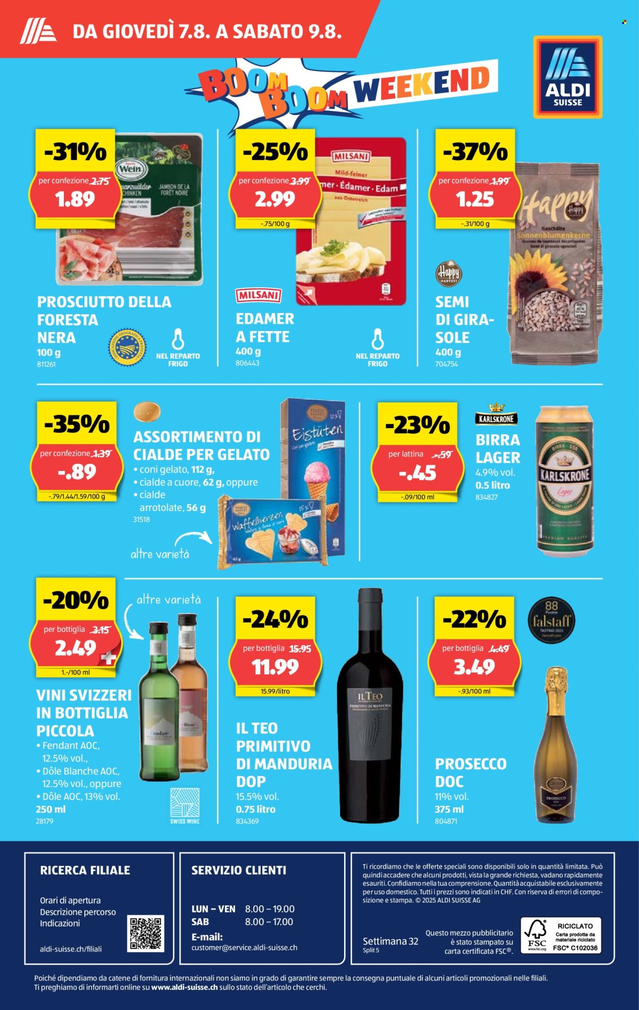 Volantino Aldi - 7.8.2025 - 13.8.2025. Pagina 32. Pagina 32