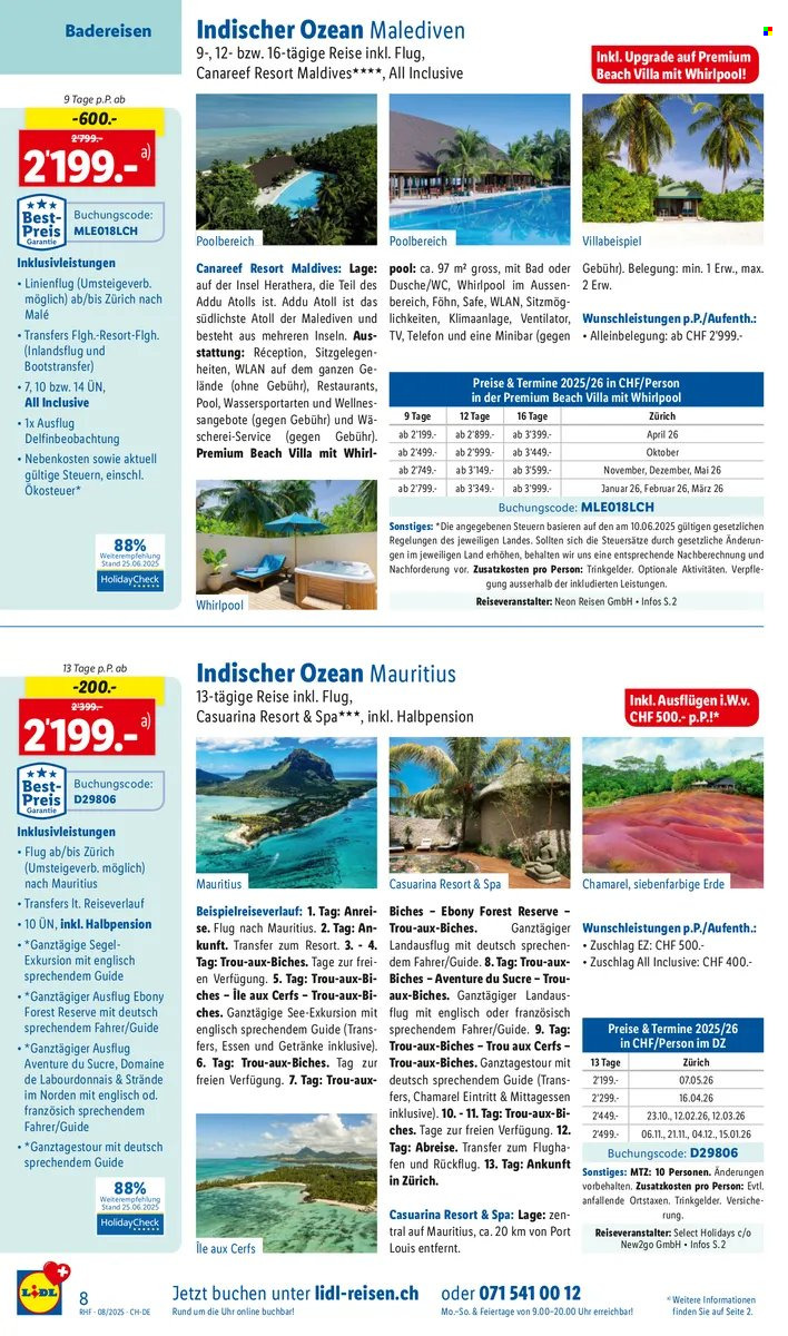 Volantino Lidl - 30.7.2025 - 31.8.2025. Pagina 8. Pagina 8