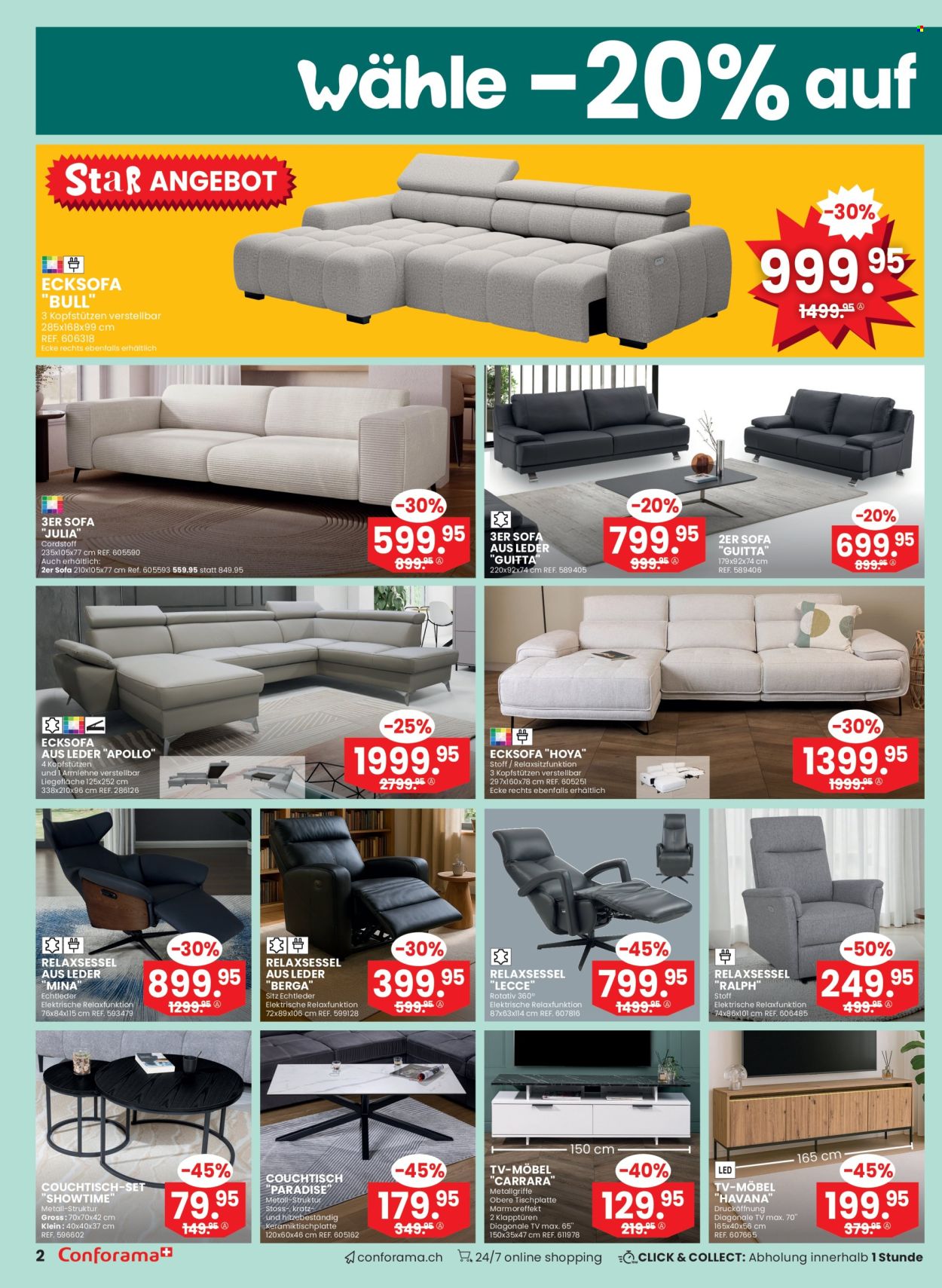 Volantino Conforama - 6.8.2025 - 26.8.2025. Pagina 2. Pagina 2
