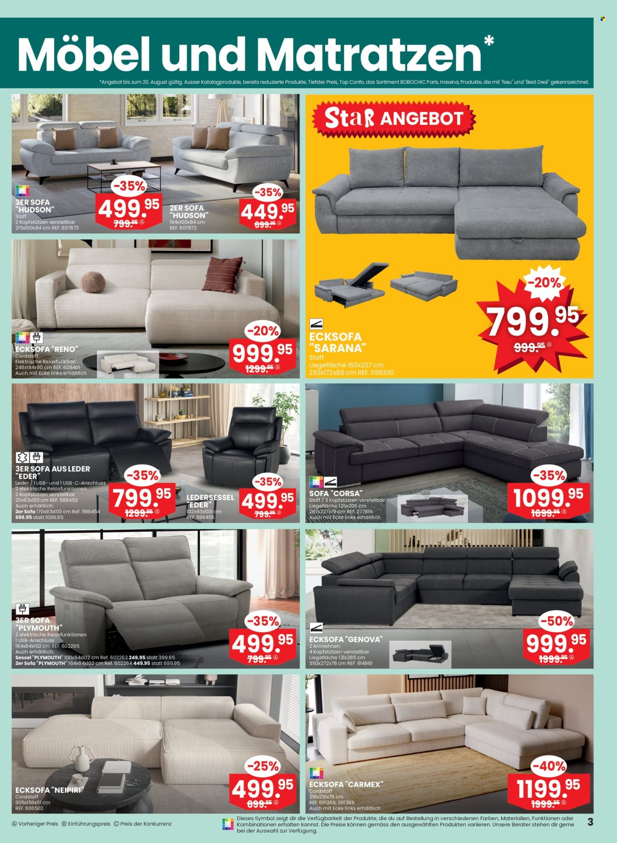 Volantino Conforama - 6.8.2025 - 26.8.2025. Pagina 3. Pagina 3