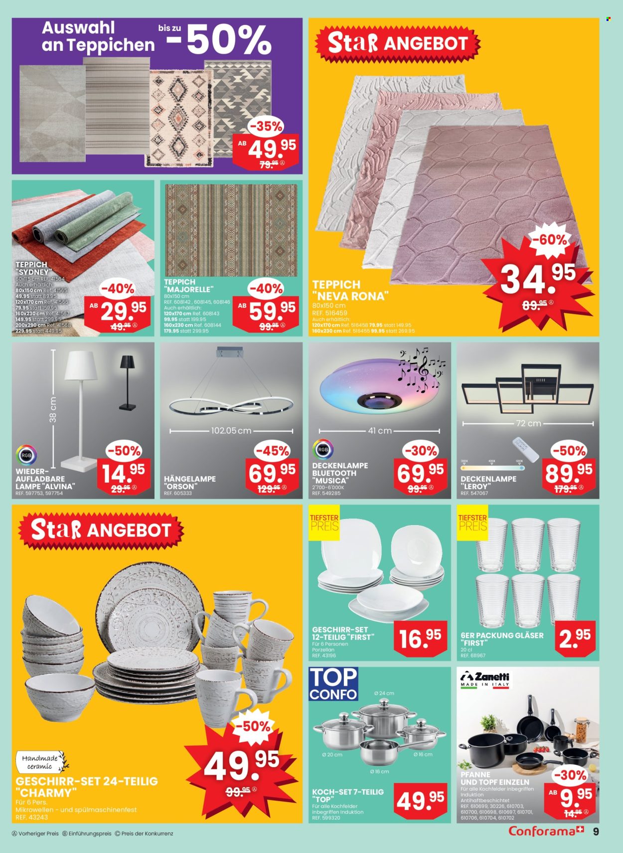 Volantino Conforama - 6.8.2025 - 26.8.2025. Pagina 9. Pagina 9