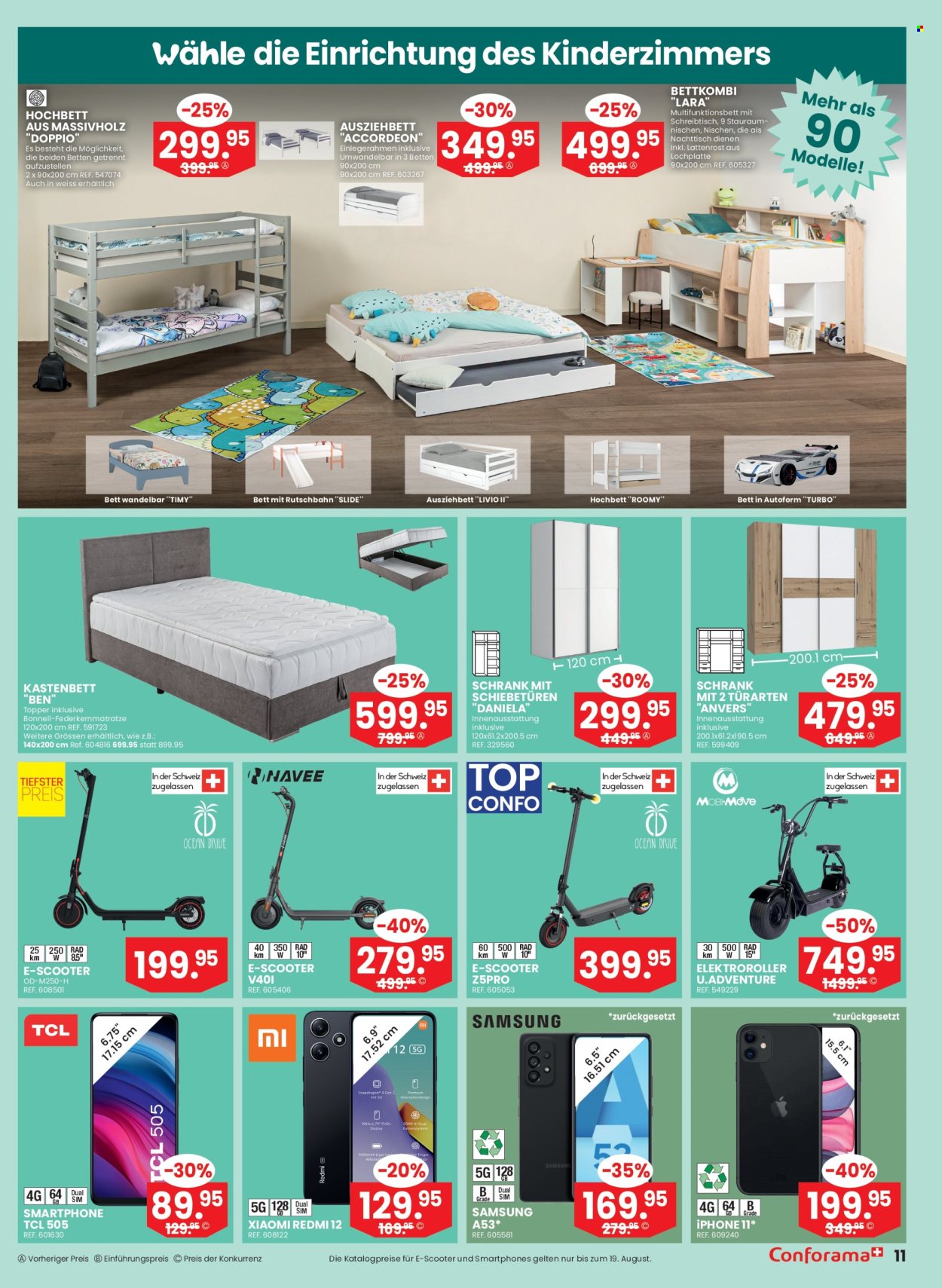 Volantino Conforama - 6.8.2025 - 26.8.2025. Pagina 11. Pagina 11