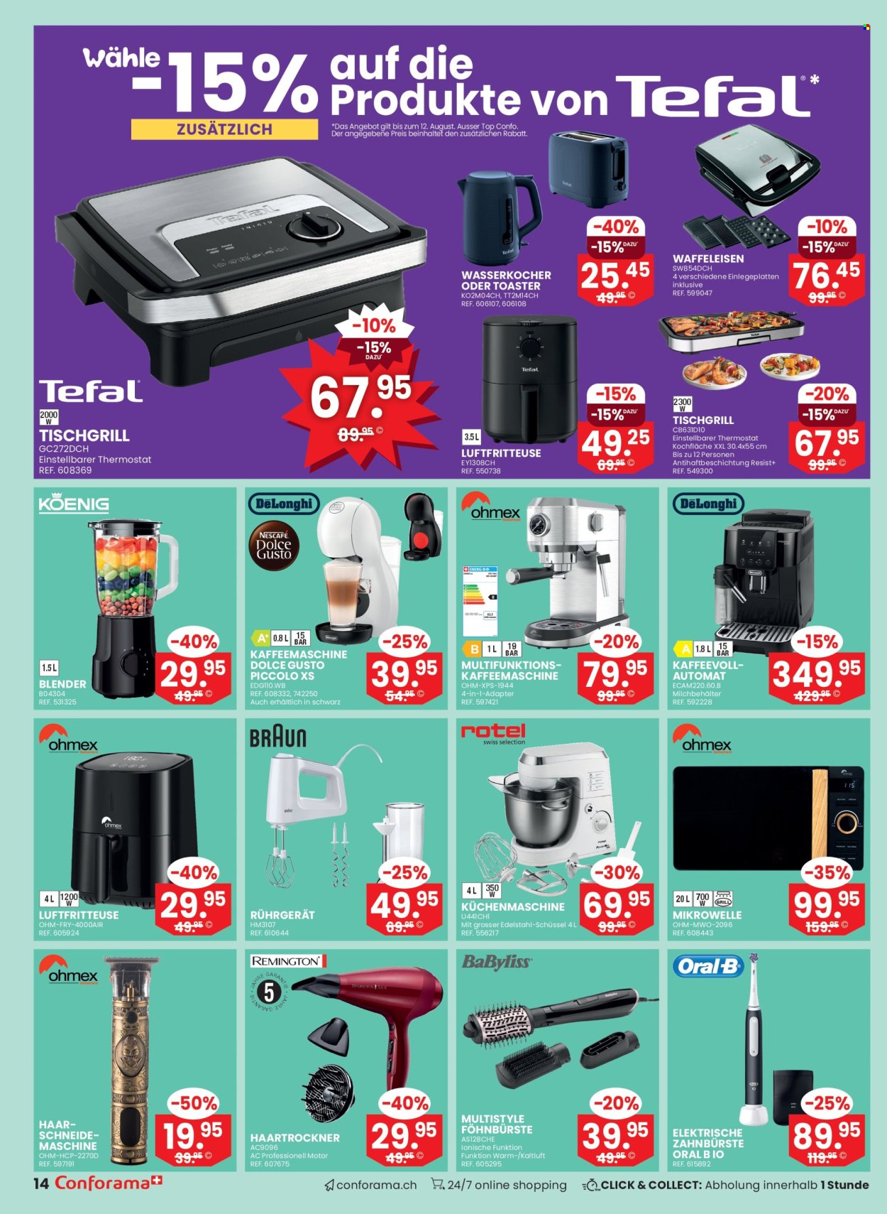 Volantino Conforama - 6.8.2025 - 26.8.2025. Pagina 14. Pagina 14