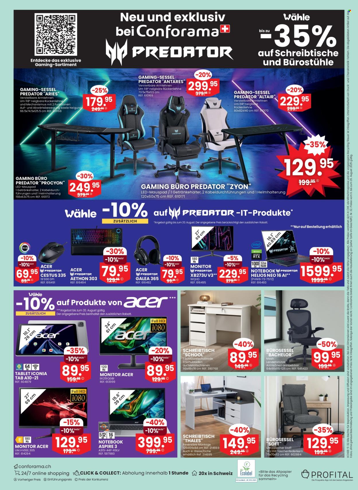 Volantino Conforama - 6.8.2025 - 26.8.2025. Pagina 16. Pagina 16