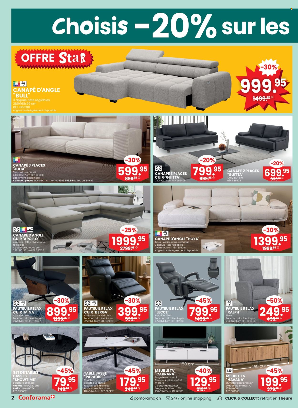 Volantino Conforama - 6.8.2025 - 26.8.2025. Pagina 2. Pagina 2