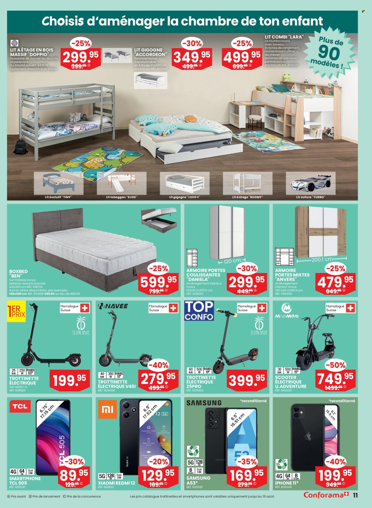 Volantino Conforama - 6.8.2025 - 26.8.2025. Pagina 11. Pagina 11