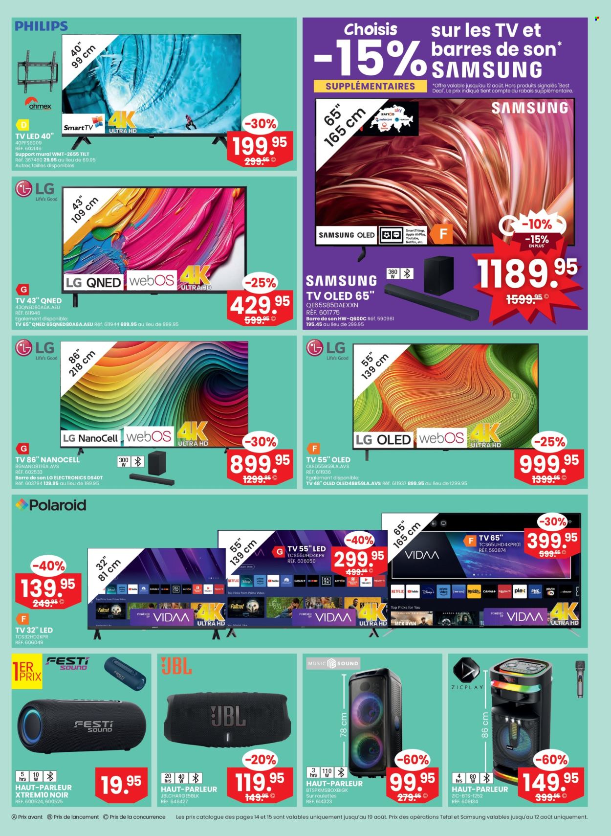 Volantino Conforama - 6.8.2025 - 26.8.2025. Pagina 15. Pagina 15