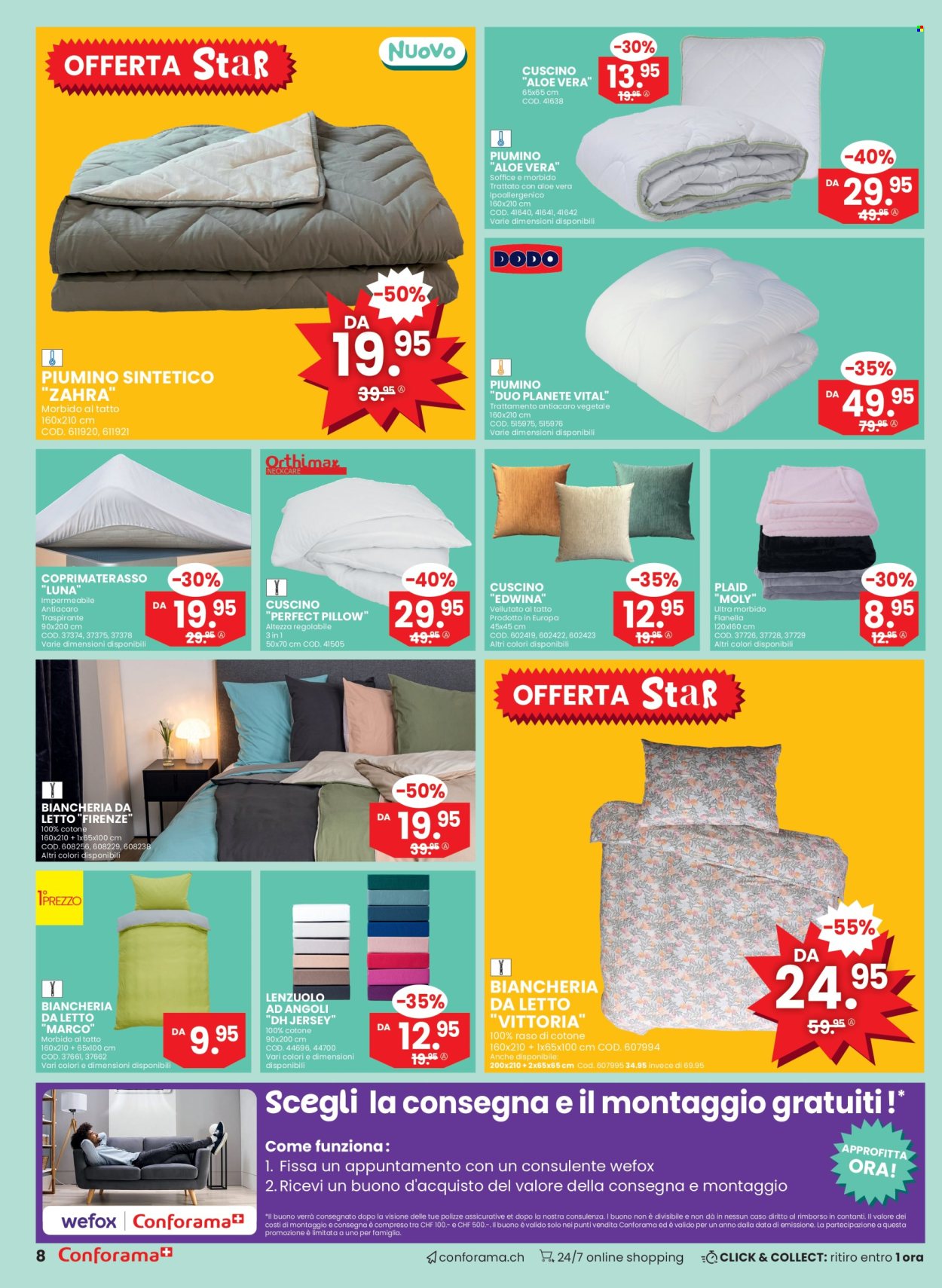 Volantino Conforama - 6.8.2025 - 26.8.2025. Pagina 8. Pagina 8